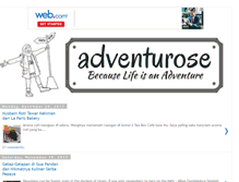 Tablet Screenshot of adventurose.com